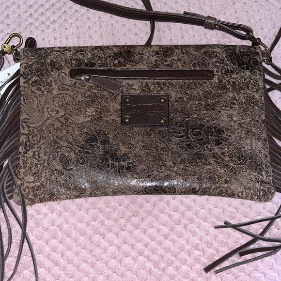 Leander Leather Cheetah Simon Handbag/Crossbody NWTπ€©π€©π€© - Picture 9 of 10